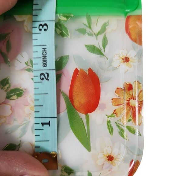 Floral silicone bag set water proof leak proof beach event clear bag - Picture 9 of 10